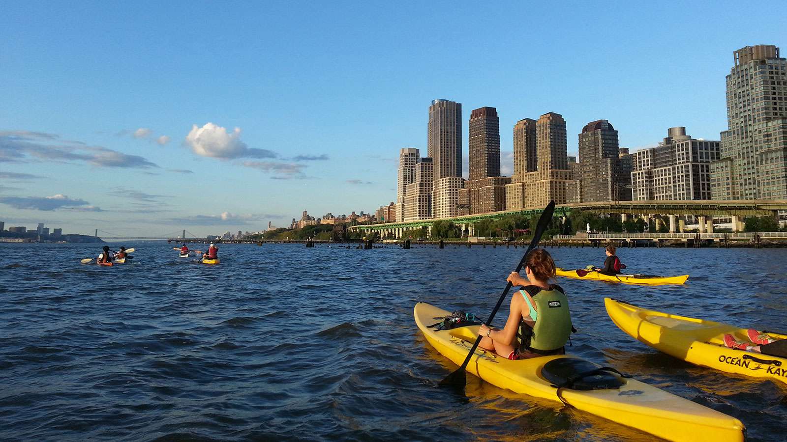 Kayaking on the Hudson