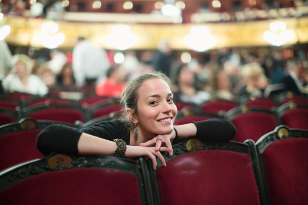 NYC Woman at performance